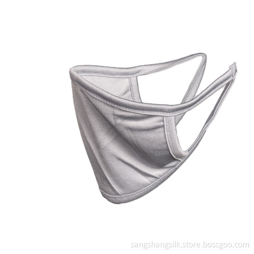 Custom silk face mask pure breathable face cover